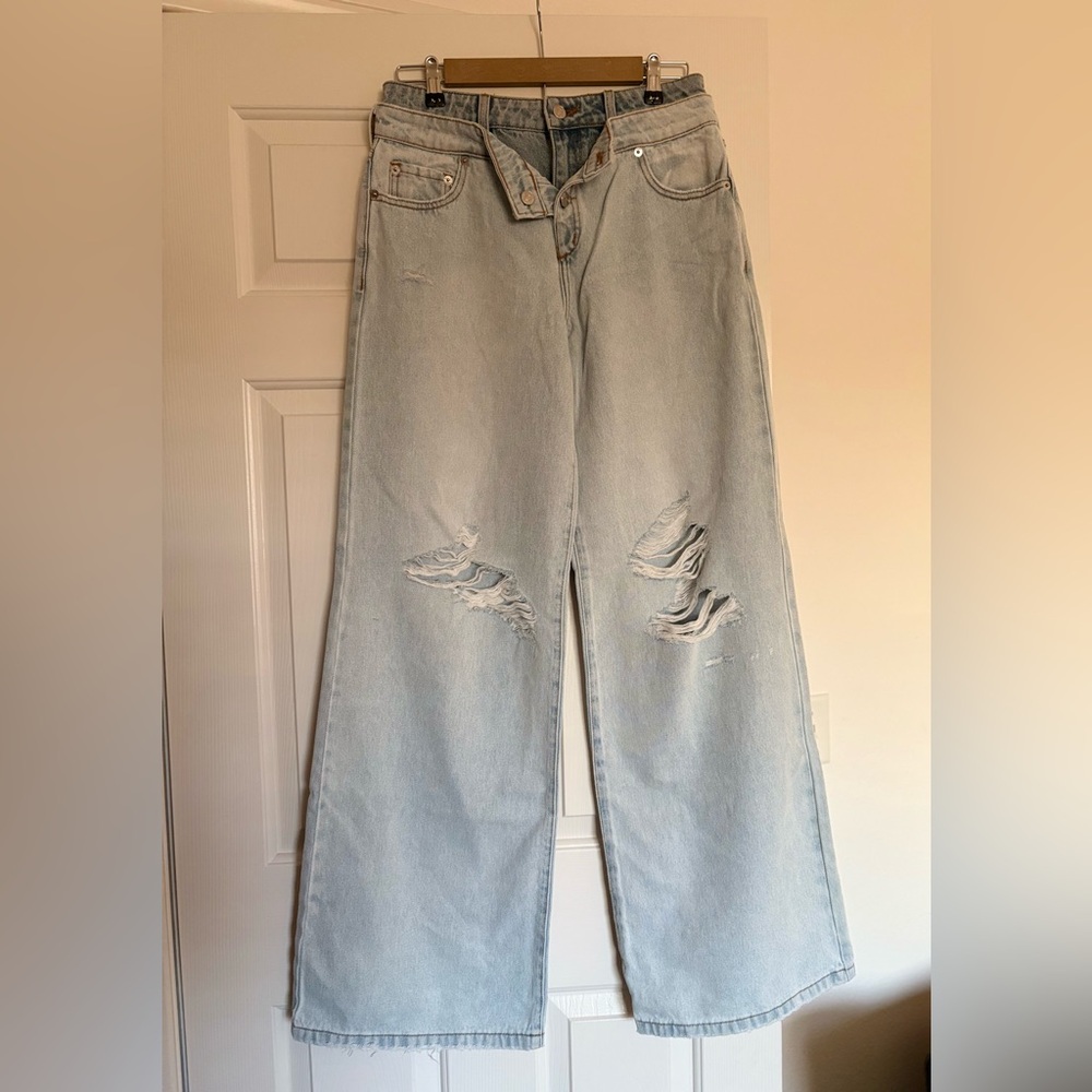 SER.O.YA SAPHIRA JEAN Wide Leg Skylight NWT✨ $298 NEW Sz 26 - Picture 5 of 15